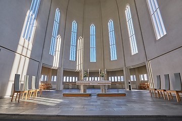 Image showing Modern Cathedral Interior