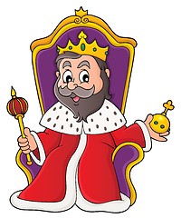 Image showing King on throne theme image 1