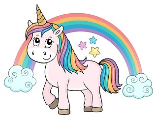 Image showing Cute unicorn topic image 2