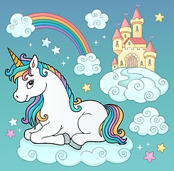 Image showing Unicorn and objects theme image 3