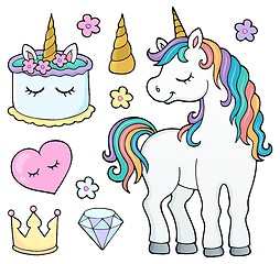 Image showing Unicorn and objects theme image 4