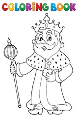 Image showing Coloring book king topic 1