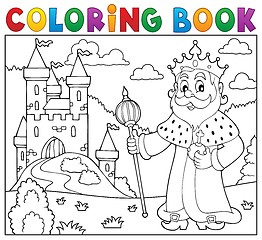 Image showing Coloring book king topic 2