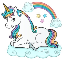 Image showing Stylized unicorn theme image 5