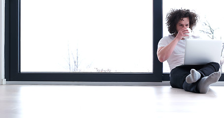 Image showing man enjoying relaxing lifestyle