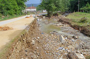 Image showing Debris River Flow