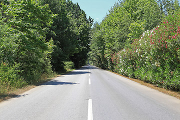 Image showing Two Lane Road