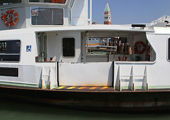 Image showing Water Bus in Venice