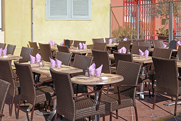 Image showing Outdoor Tables