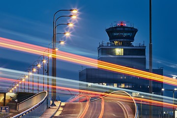 Image showing Road to airport