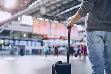 Image showing Airport departure area