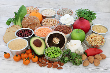 Image showing Vegan Health Food for a Healthy Life