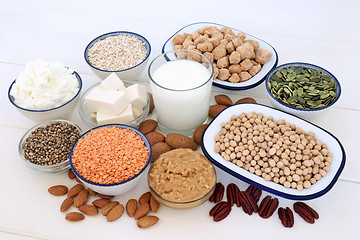 Image showing Vegan Health Food Selection