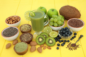 Image showing Vegan Health Food Smoothie Drink