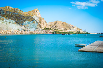 Image showing View on the Cuevas del Almanzora reservoir