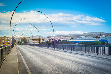 Image showing the road and lights in Spain