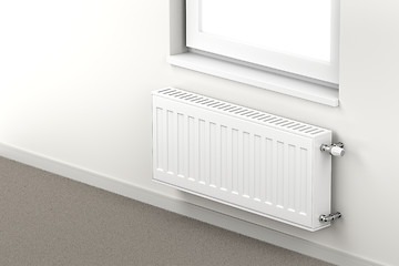 Image showing Central heating radiator