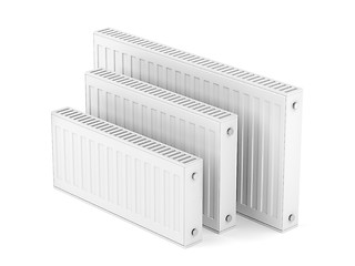 Image showing Heating radiators with different sizes