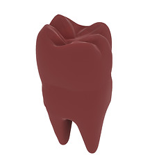 Image showing Colorful tooth. 3d illustration