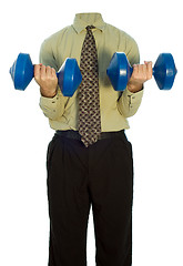 Image showing Lifting Weights