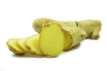 Image showing Fresh ginger isolate