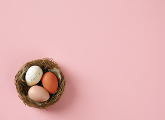 Image showing colorful easter eggs