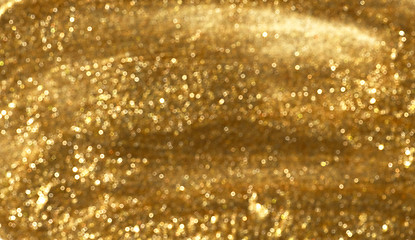 Image showing blurred gold glitter background
