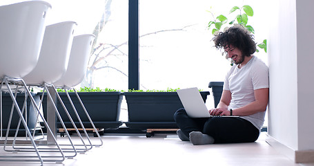 Image showing man enjoying relaxing lifestyle