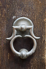 Image showing Ancient italian door knocker.