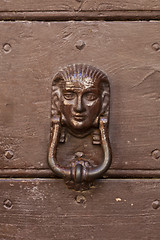 Image showing Ancient italian door knocker.