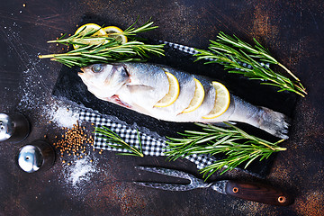 Image showing raw fish