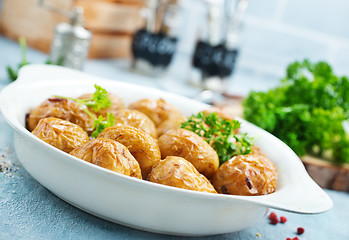 Image showing boiled potatoes