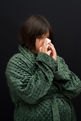 Image showing Girl With A Cold