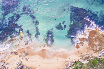 Image showing Cronulla coastline aerial views