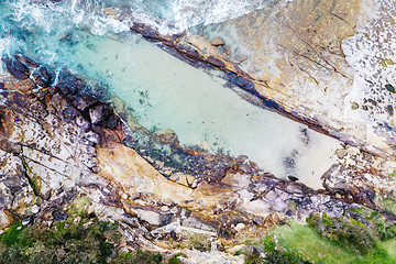 Image showing Cronulla coastline south of Sydney