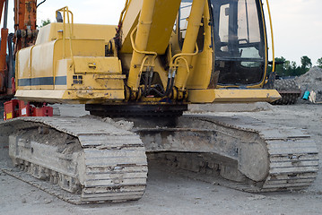 Image showing Backhoe Treads