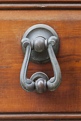 Image showing Ancient italian door knocker.