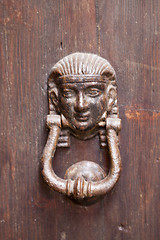 Image showing Ancient italian door knocker.
