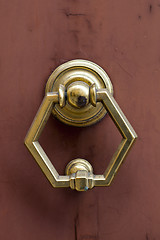 Image showing Ancient italian door knocker ring.