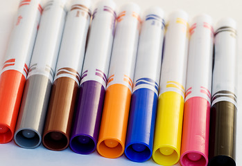 Image showing Colored Markers