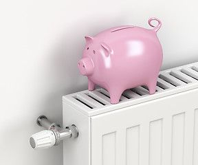 Image showing Saving money on heating, concept image