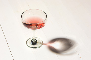 Image showing The rose exotic cocktail