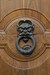 Image showing Ancient italian door knocker.