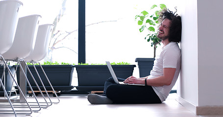 Image showing man enjoying relaxing lifestyle