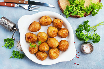 Image showing boiled potatoes