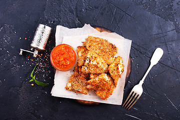 Image showing fried fish