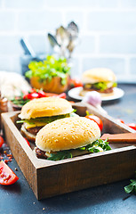 Image showing burgers