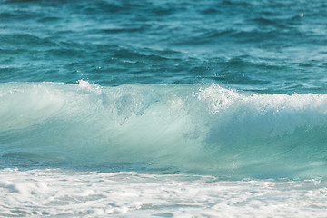 Image showing Ocean waves like glass