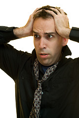 Image showing Stressed Worker