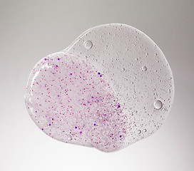 Image showing cosmetic scrub gel and liquid